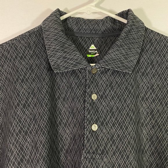Bolle Golf Polo Shirt with Geometric Pattern - Picture 3 of 8